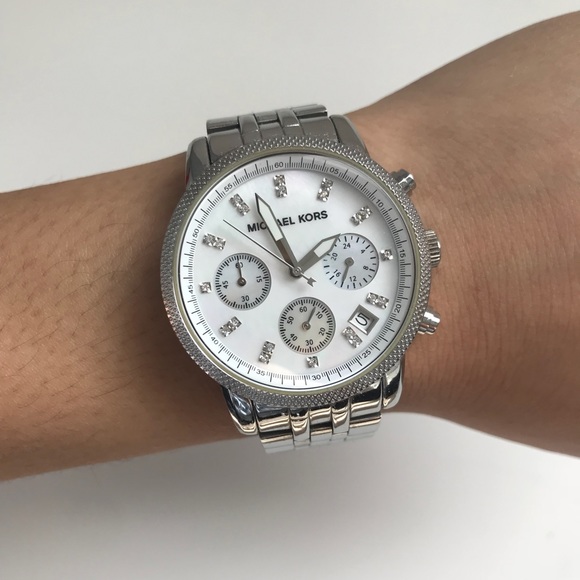 Michael Kors Accessories - Michael Kors Silver-Tone Watch